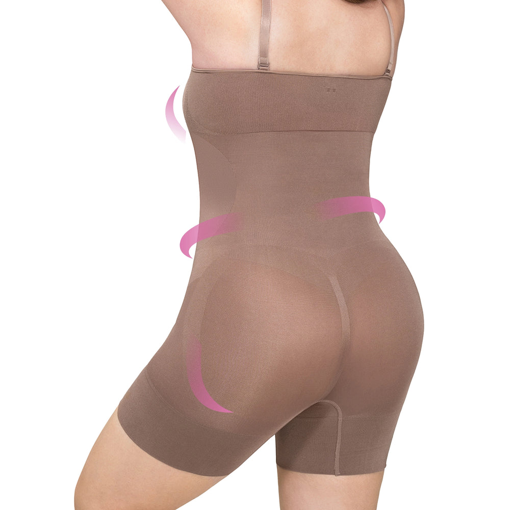 Bodysuit tummy control cocoa