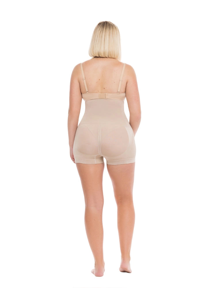 Double Tummy Control Boyshort Nude