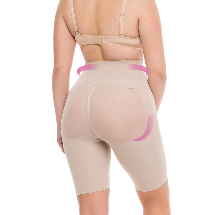 Mid-Waist Shaper Biker Nude