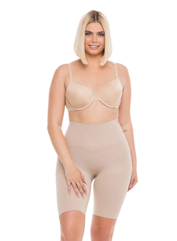 Mid-Waist Shaper Biker Nude