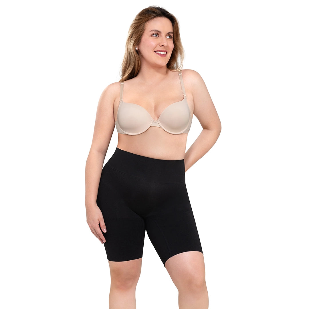 Multishape short thigh slimmer Black